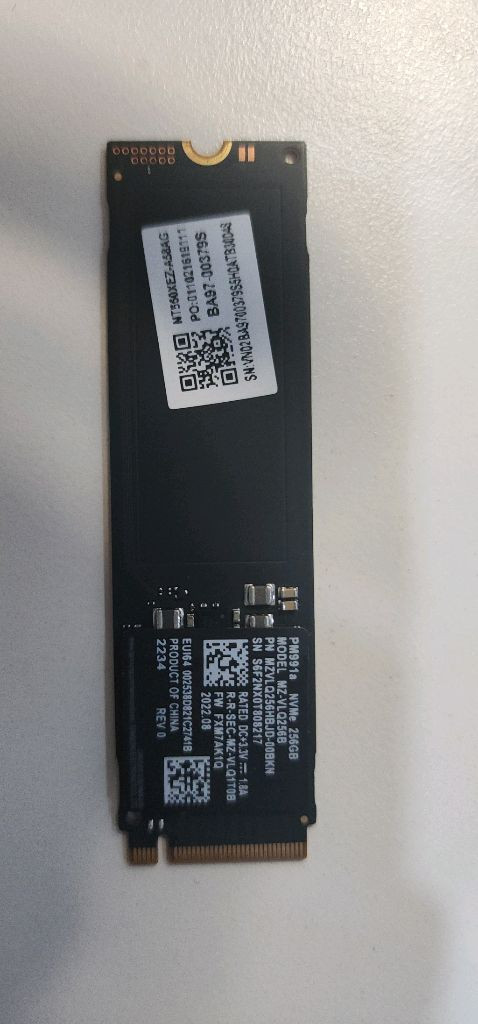 (새상품급) 삼성 PM991a M.2 NVMe 256GB SSD 벌크 이미지