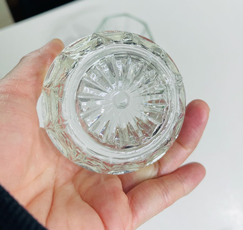 빈티지 유리컵,언더락잔 2개일괄 이미지