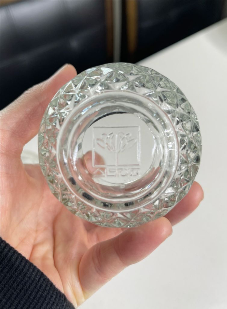 빈티지 유리컵,언더락잔 2개일괄 이미지