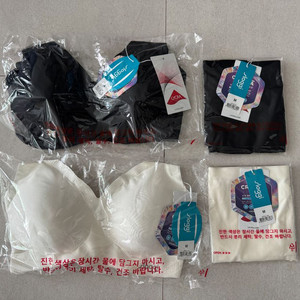 [새상품]슬로기 제로필 브라 팬티 세트 M사이즈 이미지