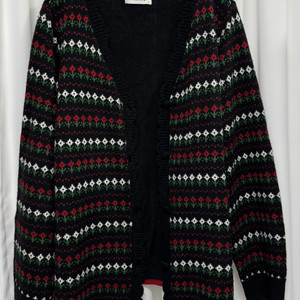 로미스토리 블랙 니트 가디건 이미지