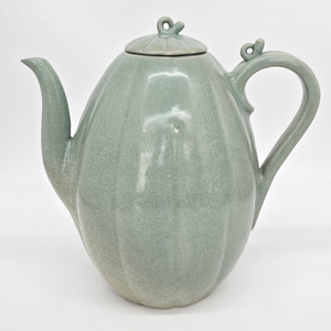 고려시대 청자음각연화문주전자 이미지