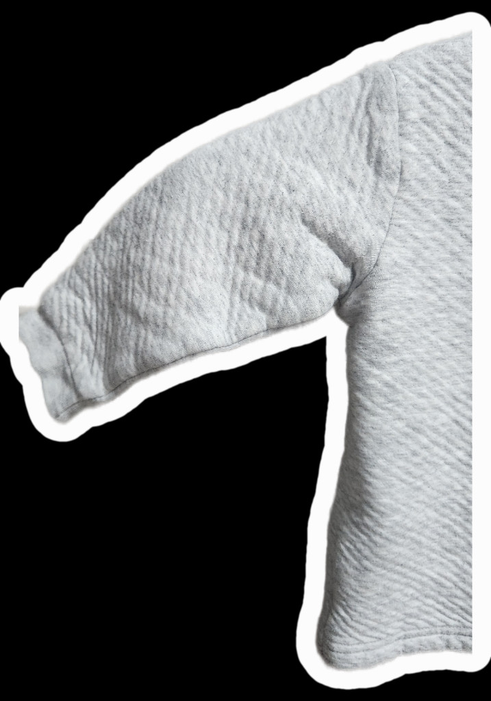 오가닉맘 아기 내복 상의 회색 나눔 이미지