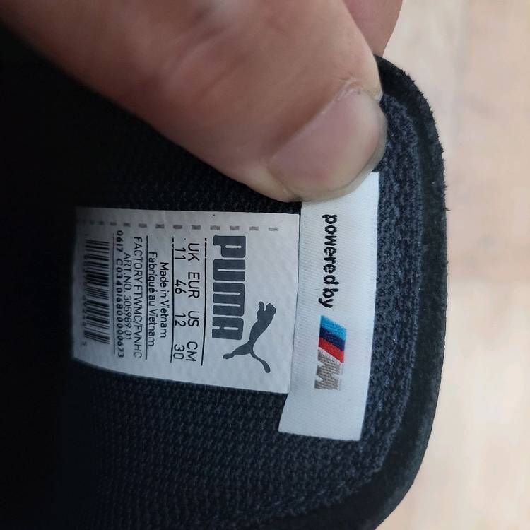 퓨마 BMW 스니커즈 290사이즈 11 12 46 30 이미지