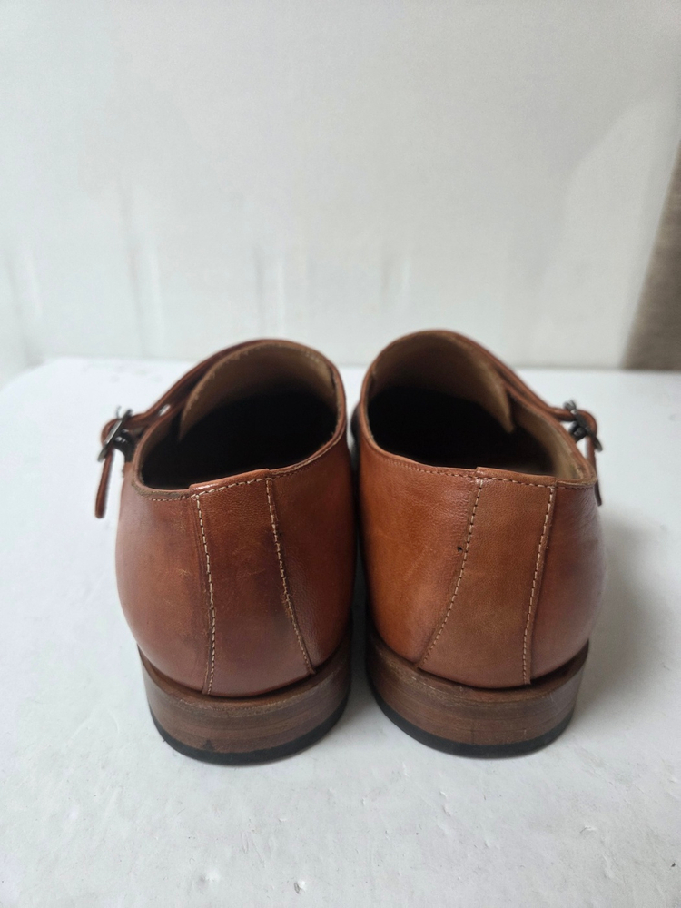 스펠로 남성 굿이어 더블몽크 스트랩 구두 브라운(250) 이미지