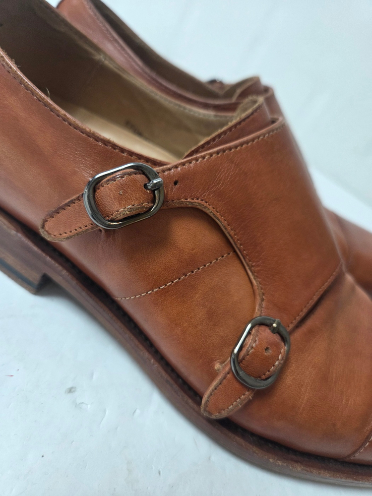 스펠로 남성 굿이어 더블몽크 스트랩 구두 브라운(250) 이미지