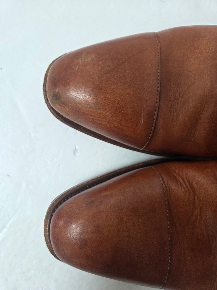 스펠로 남성 굿이어 더블몽크 스트랩 구두 브라운(250) 이미지