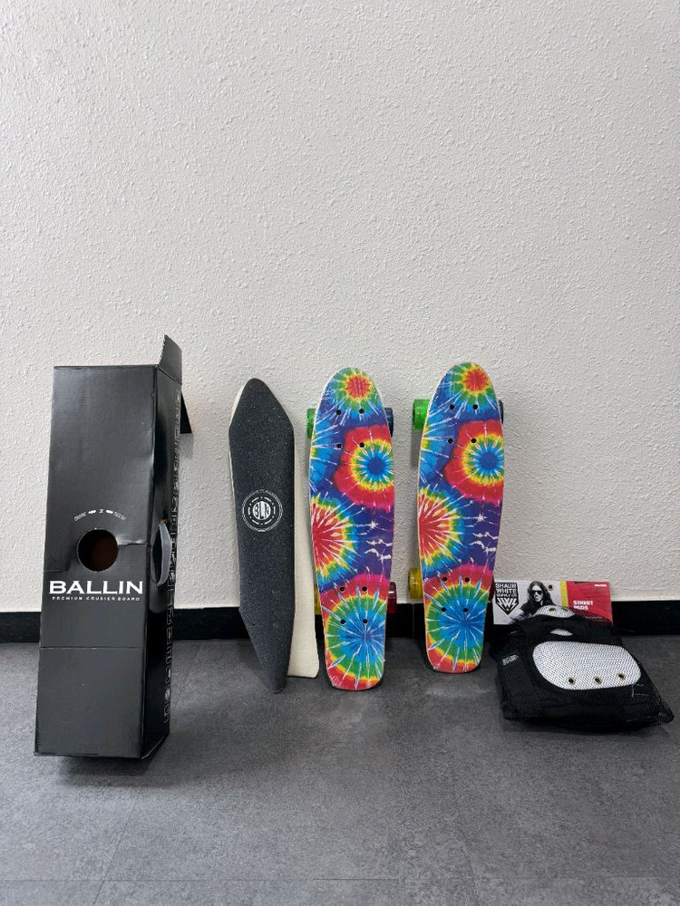 새제품 BALLIN 스케이트보드,숀화이트 보호대 세트 총6세트 이미지