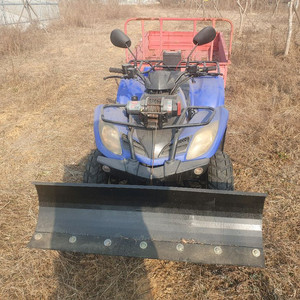 킴코 mxu300 제설 사륜 + 국산 대형 추레라 이미지