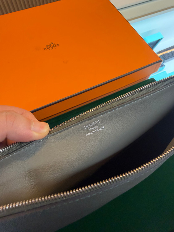 정품 에르메스 클러치백 이미지