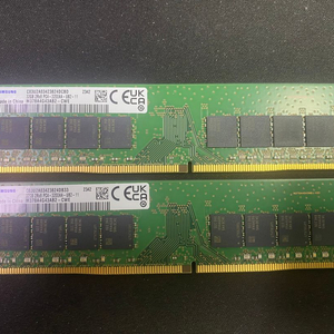 삼성 데스크탑용 DDR4-3200AA PC4-25600 (32GB) 일반PC용 메모리입니다. (2EA ) 이미지