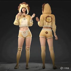 배그 rash 래쉬 아기사자 후드 여자 세트 스킨 코드 이미지