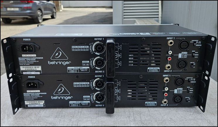 베링거(Behringer) EPQ1200 중고 파워 앰프 (4Ω: 600W x 2) 이미지