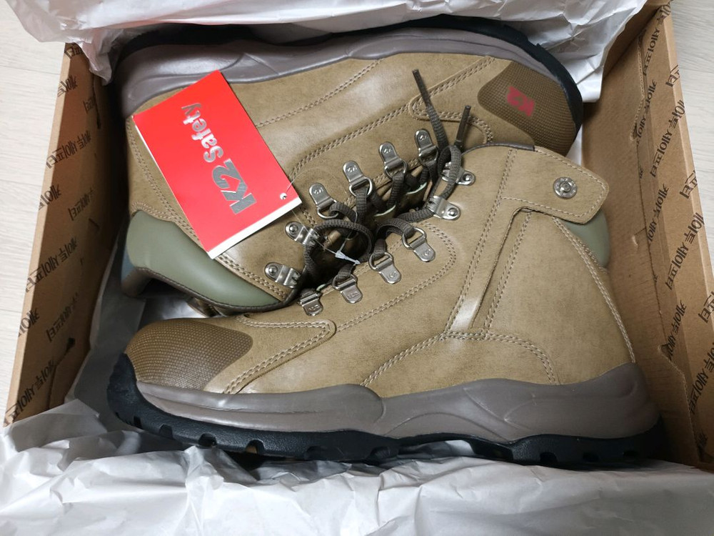 k2-36 안전화 270 방수 지퍼 통풍새제품 k2안전화 이미지