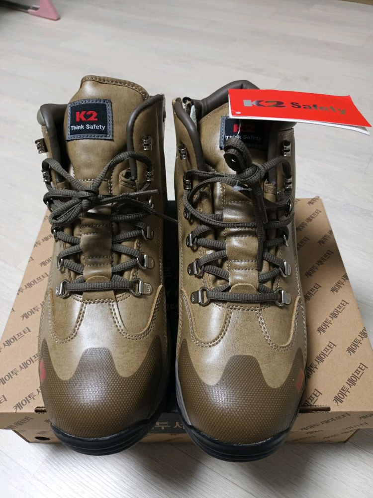 k2-36 안전화 270 방수 지퍼 통풍새제품 k2안전화 이미지