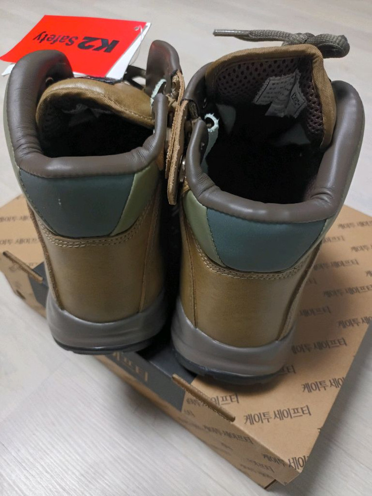 k2-36 안전화 270 방수 지퍼 통풍새제품 k2안전화 이미지