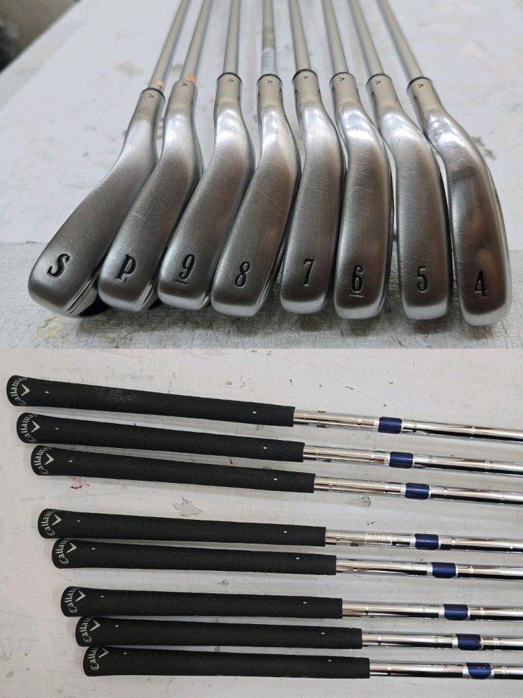 40만 캘러웨이 스틸 아이언 드라이버 등 남성용 중고골프채 풀세트 이미지