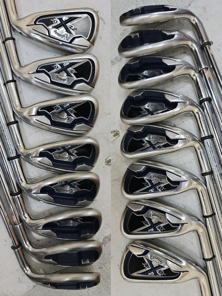 40만 캘러웨이 스틸 아이언 드라이버 등 남성용 중고골프채 풀세트 이미지