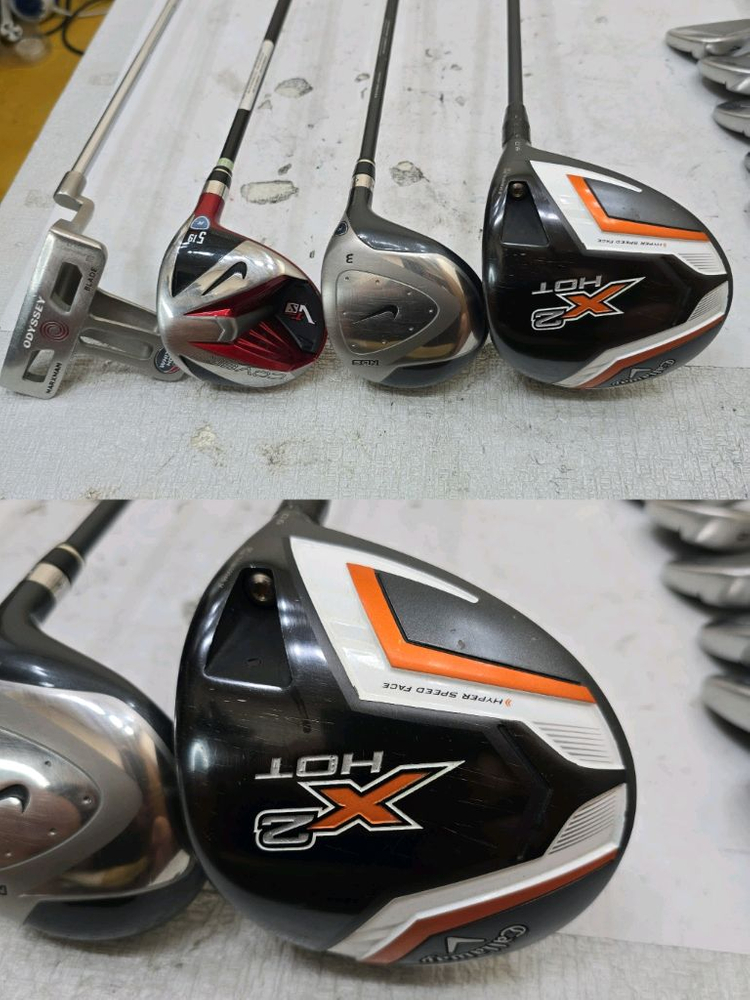 40만 캘러웨이 스틸 아이언 드라이버 등 남성용 중고골프채 풀세트 이미지