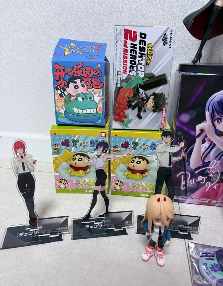 피규어(최애의아이,오등분의신부, 체인소맨,주술회전,히로아카,짱구,스파이패밀리,하이큐) 이미지