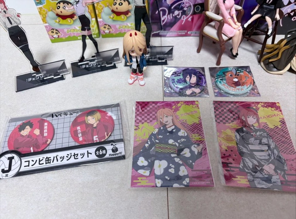 피규어(최애의아이,오등분의신부, 체인소맨,주술회전,히로아카,짱구,스파이패밀리,하이큐) 이미지