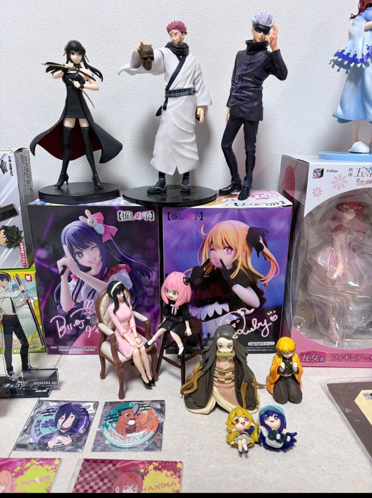 피규어(최애의아이,오등분의신부, 체인소맨,주술회전,히로아카,짱구,스파이패밀리,하이큐) 이미지