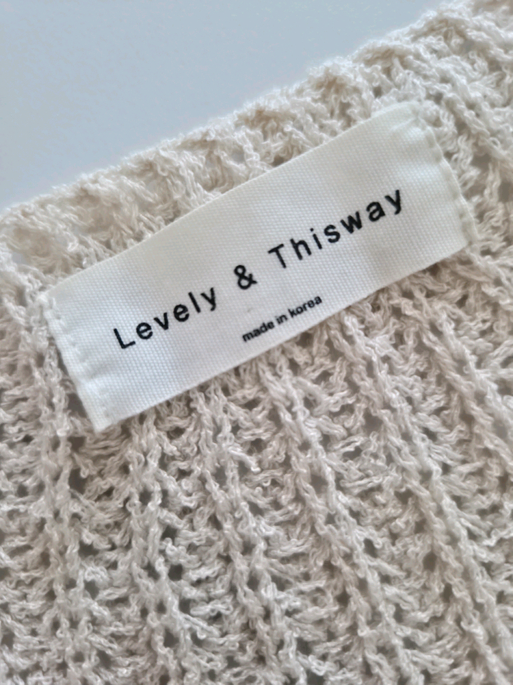 빅사이즈 여름 니트 가디건 프리사이즈 이미지