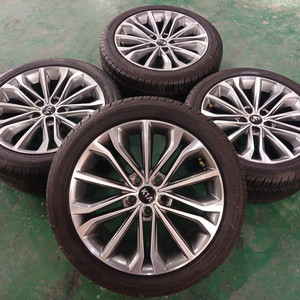 제네시스 DH 18인치 순정 복원 휠 + 브릿지스톤타이어 세트 이미지