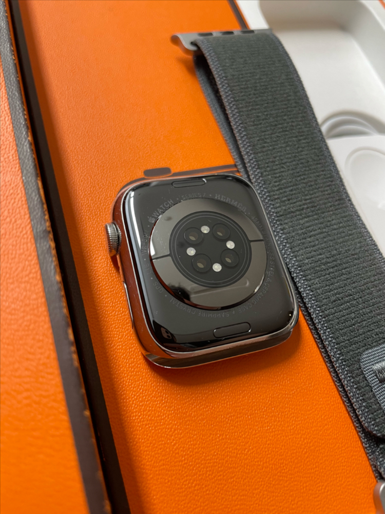 애플워치7에르메스 45mm 실버 SS급 이미지