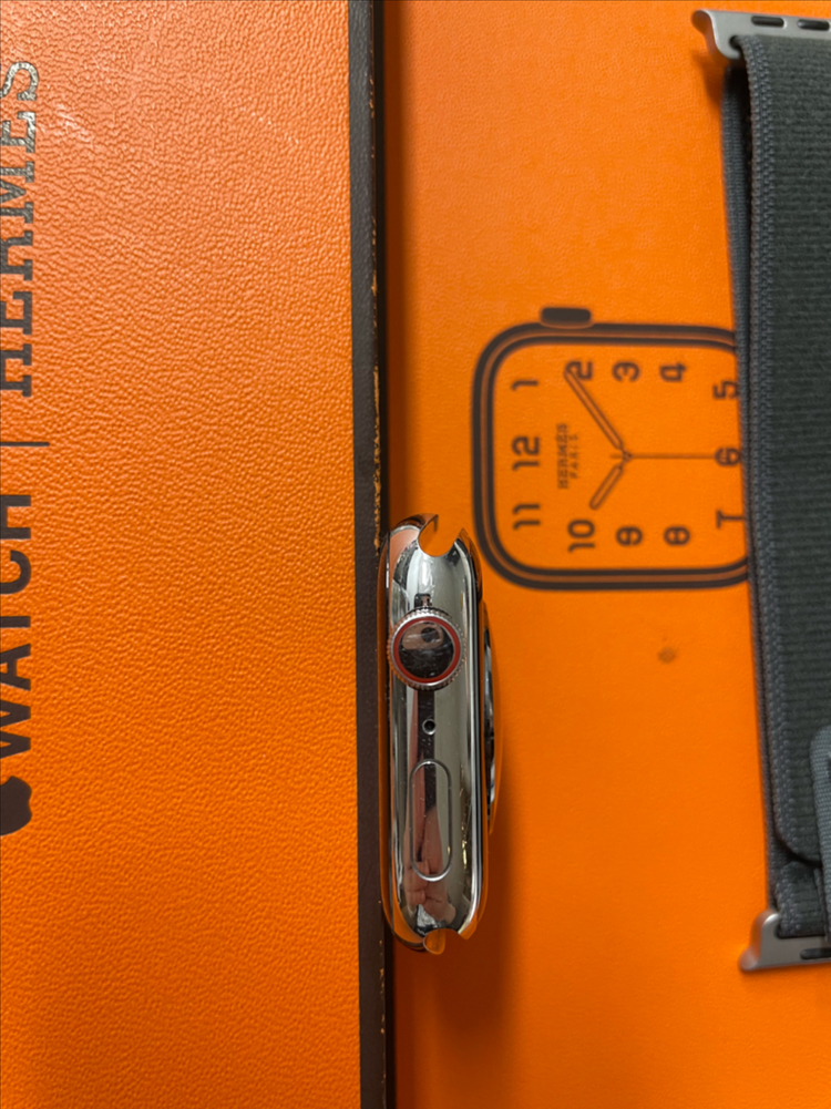 애플워치7에르메스 45mm 실버 SS급 이미지