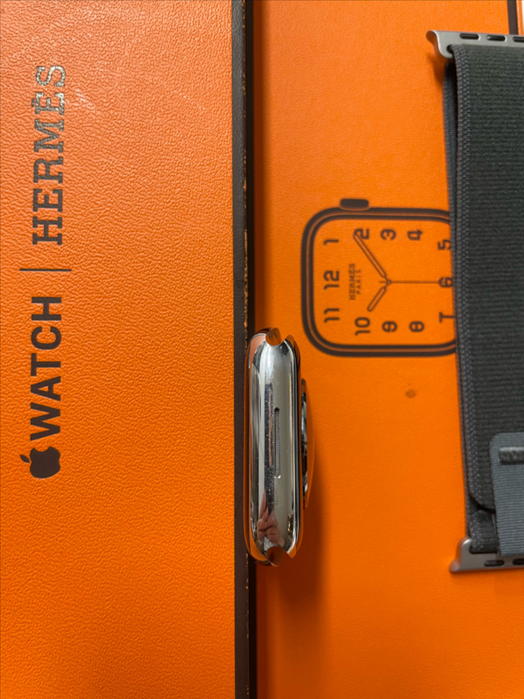 애플워치7에르메스 45mm 실버 SS급 이미지