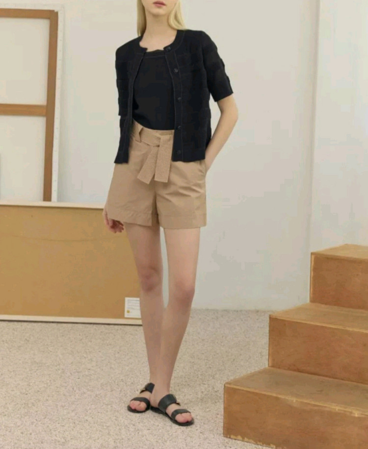 스테파넬 니트 앙상블(가디건 + 니트탑) S ㅡ새상품 이미지