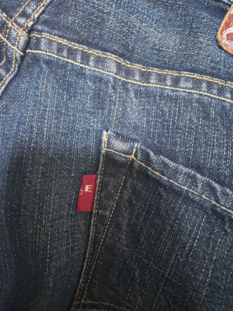 리바이스 x 캐피탈 E 대문자 데님 팬츠 청바지 33 이미지