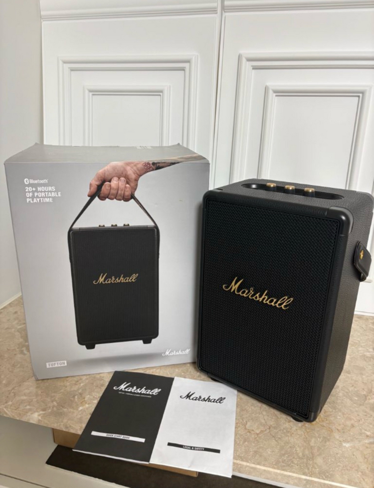 마샬 터프톤 100%정품블루투스 무선 스피커 미개봉 새상품 싸게 팝니다 이미지