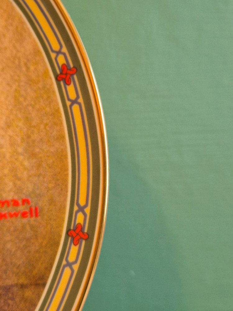 U.S.A엔틱 로먼록웰 한정판 장식접시 이미지