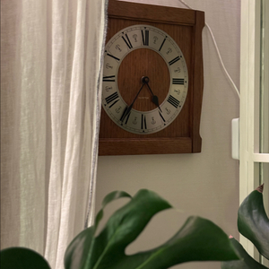 [판매] 독일 빈티지 EMES 원목 벽시계 (인테리어 소품) 이미지