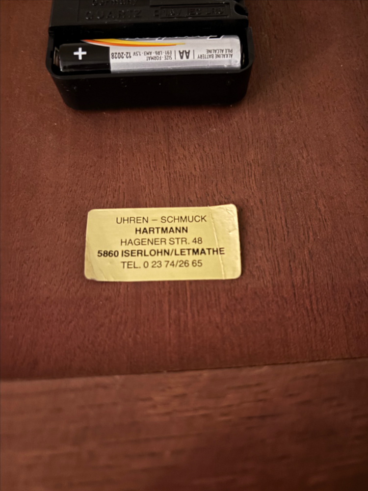 [판매] 독일 빈티지 EMES 원목 벽시계 (인테리어 소품) 이미지