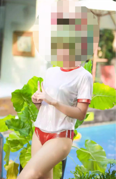 나눔/ 사이버 블루머 스타일 반사 체육복 이미지