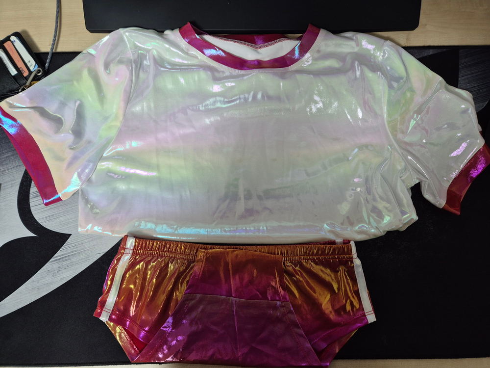 나눔/ 사이버 블루머 스타일 반사 체육복 이미지