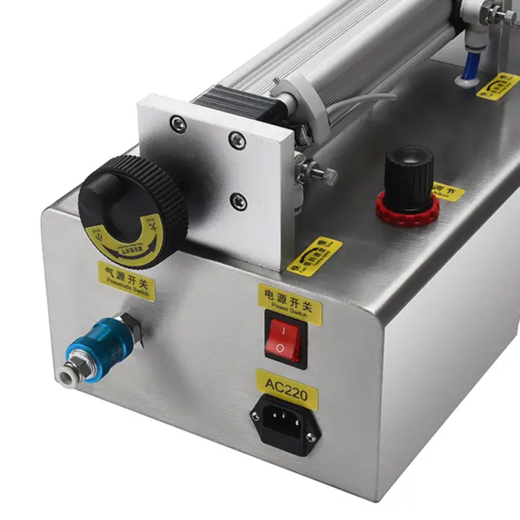 싱글 노즐 100~500ml 액상제품 충전기 (에어실린더) / 새상품 이미지