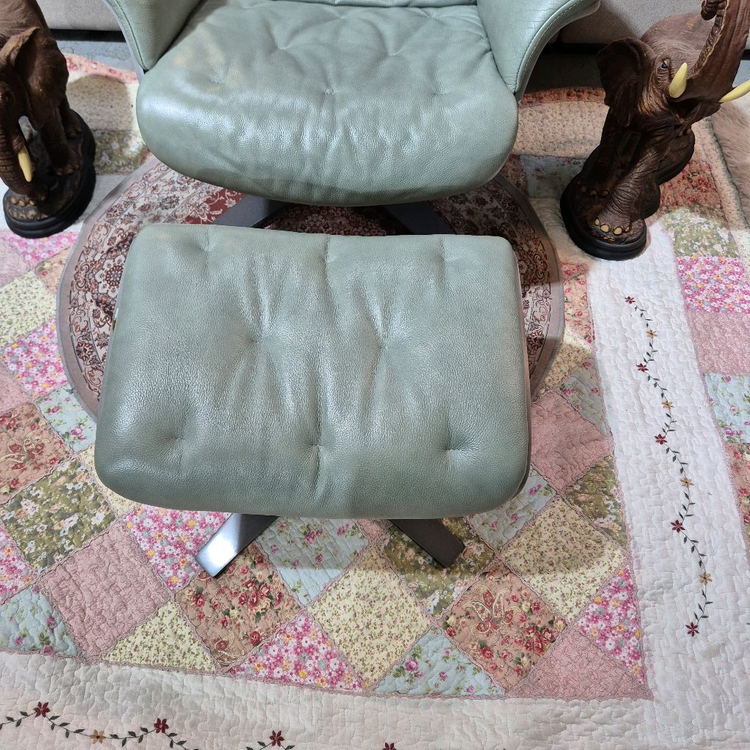 체리쉬 네스트인 천연가죽 1인용 릴렉스 체어(소파쇼파)+오토만 이미지