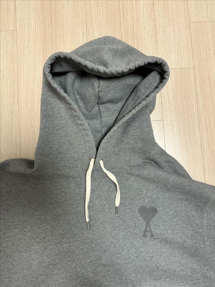 아미 ami 남성 후드티 그레이 XL 사이즈 이미지