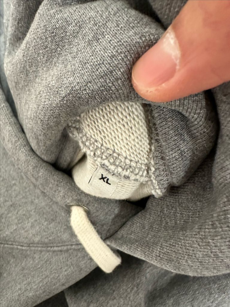 아미 ami 남성 후드티 그레이 XL 사이즈 이미지