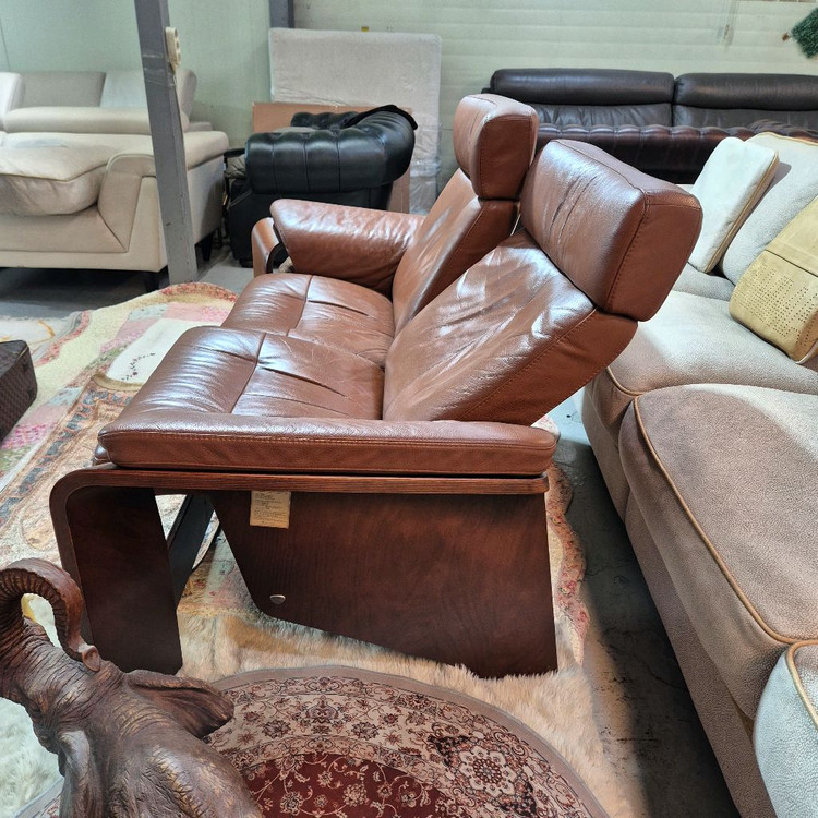 스트레스리스 최고급 전체 가죽 2인 릴렉스 소파쇼파 서울경기근거리무료배송 이미지