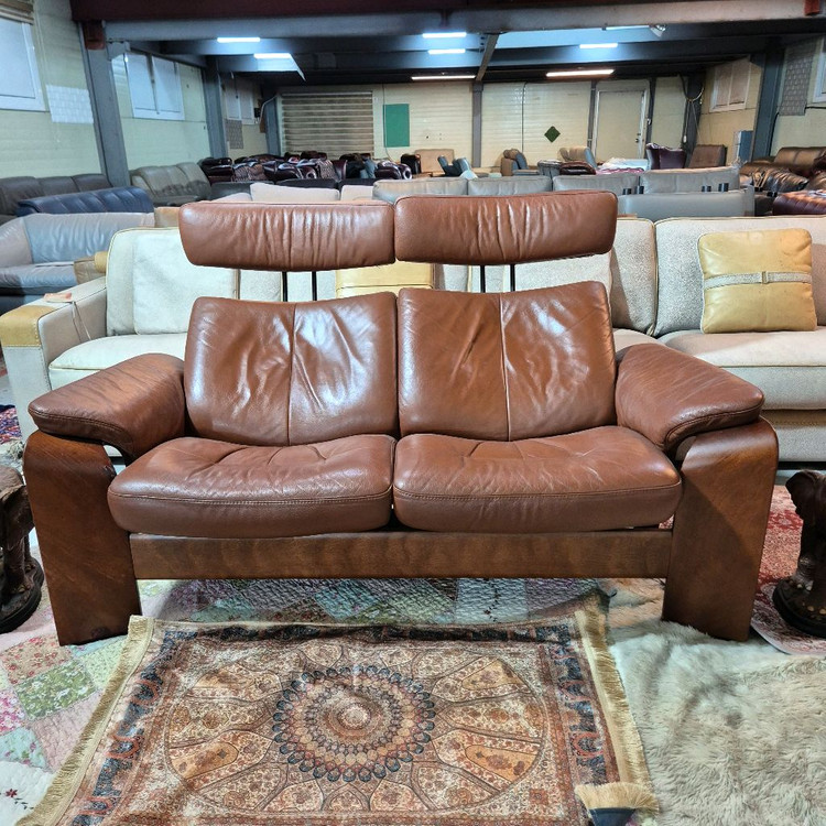 스트레스리스 최고급 전체 가죽 2인 릴렉스 소파쇼파 서울경기근거리무료배송 이미지