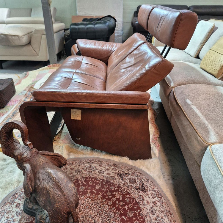 스트레스리스 최고급 전체 가죽 2인 릴렉스 소파쇼파 서울경기근거리무료배송 이미지