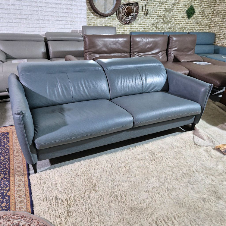 까사미아 노블 이태리 천연가죽 3인 소파쇼파(헤드레스트기능) 이미지