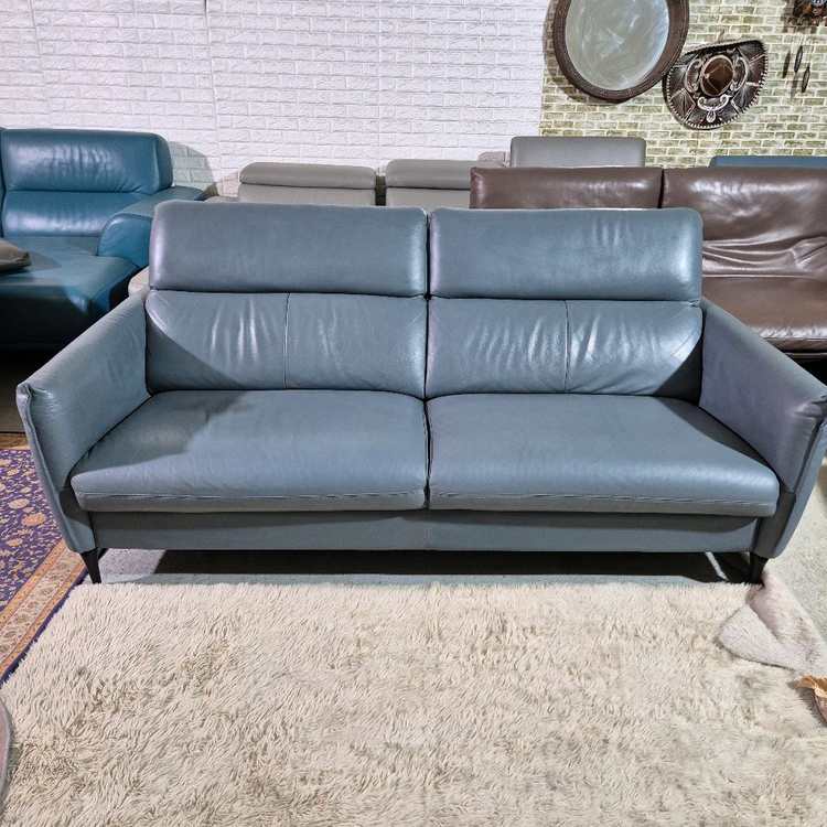 까사미아 노블 이태리 천연가죽 3인 소파쇼파(헤드레스트기능) 이미지