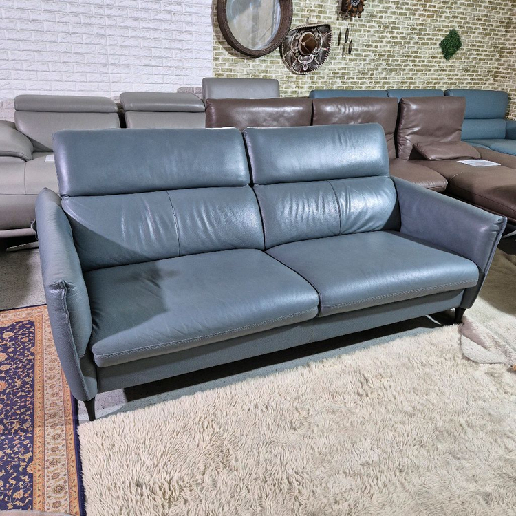 까사미아 노블 이태리 천연가죽 3인 소파쇼파(헤드레스트기능) 이미지