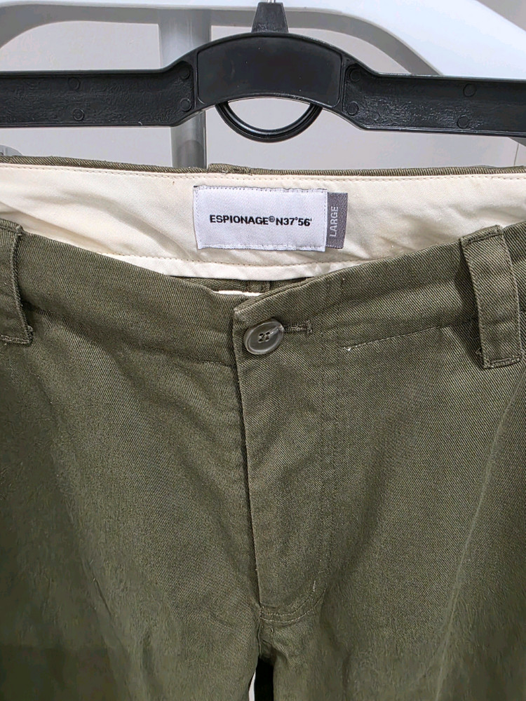 에스피오나지 카키색 면바지 L 이미지